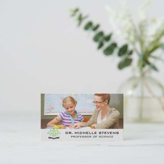 Leraar Helpend | Studente begeleiden Visitekaartje (Staand voorkant)