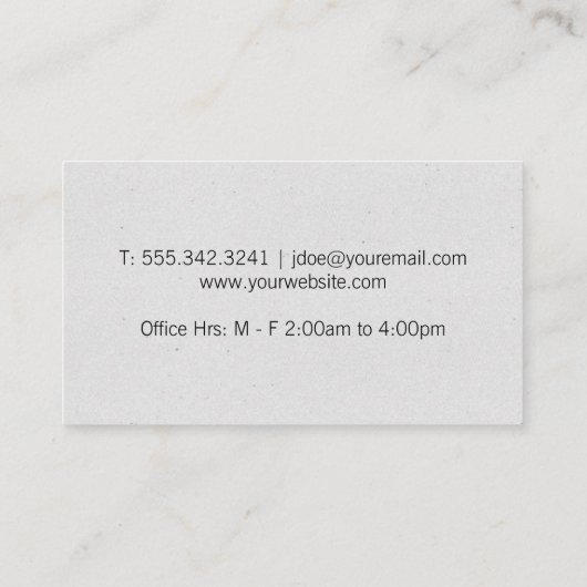 Leraar Helpend | Studente begeleiden Visitekaartje (Achterkant)