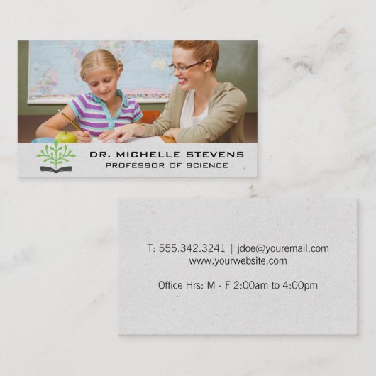 Leraar Helpend | Studente begeleiden Visitekaartje (Voorkant / Achterkant)
