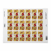 Leraar Hershey Miniatuur Snoep Wrapper Labels (Full Sheet)