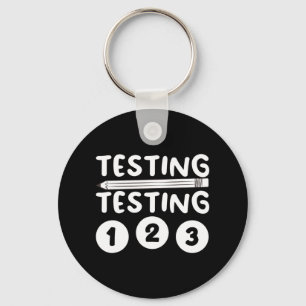 Leraar het Testen Ontwerp voor Mannen Vrouwen het Sleutelhanger