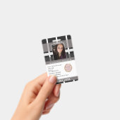 Leraar Homeschooling School Moeder ID Plaid Badge (Handheld)