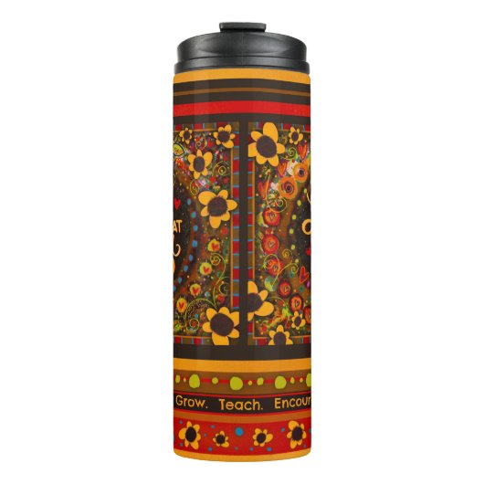 Leraar ‘hou van wat je doet’ Inspirerend Thermosbeker (Voorkant)