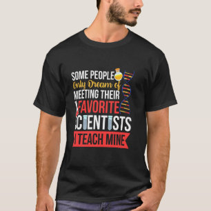 Leraar I leer mijn favoriete biologie van wetensch T-shirt