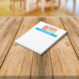 Leraar Ik hou van 1e klas Mooie Apple Pencil Notitieblok