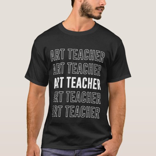 Leraar in de beeldende kunst t-shirt (Voorkant)