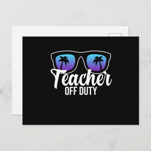 Leraar in dienst in ruste School voor docenten G Uitnodiging Briefkaart (Voorkant / Achterkant)