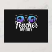 Leraar in dienst in ruste School voor docenten G Uitnodiging Briefkaart (Voorkant)