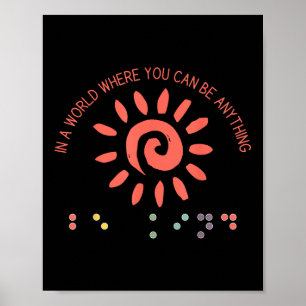 Leraar in een wereld waar je alles kunt zijn poster