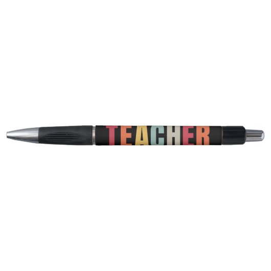 LERAAR in kleurrijke belettering Pen (Voorkant)