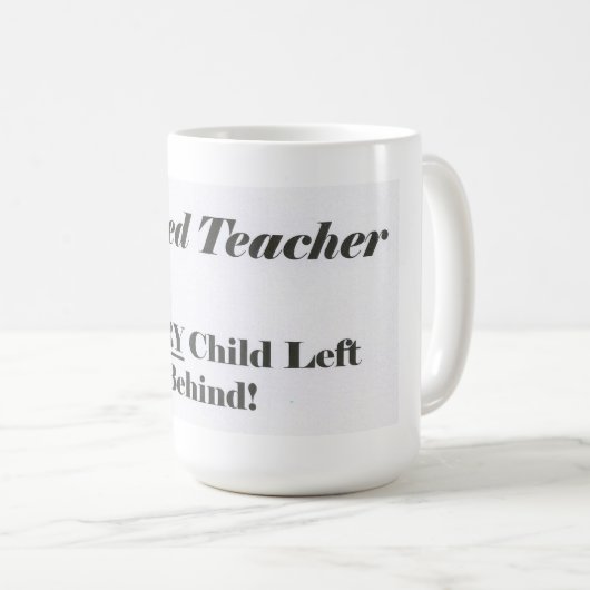 Leraar in ruste, altijd kind achter Mok (Voorkant rechts)