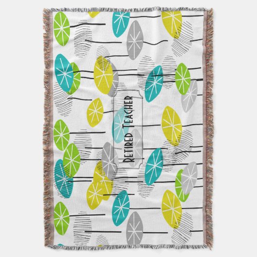 Leraar in ruste Artsy Seed Pods Blanket Deken (Voorkant Verticaal)