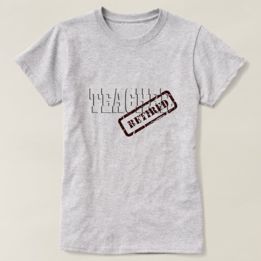 Leraar in ruste Dames T-shirt (Design voorkant)