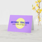 Leraar in ruste: "De gelukkige dans doen" Kaart (Gele Bloem)