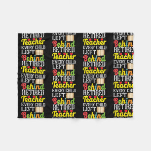 Leraar in ruste Elk kind dat achter grappigheid ac Fleece Deken