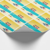 Leraar in ruste, Fun in Sun Cadeaupapier (Hoek)