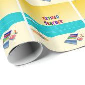 Leraar in ruste, Fun in Sun Cadeaupapier (Rol Hoek)