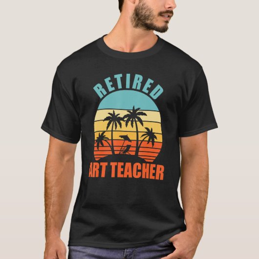 Leraar in ruste Funny Leerling Fijne pensionering T-shirt (Voorkant)