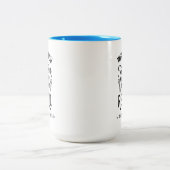 Leraar in ruste Hoofd van school pensionering Tweekleurige Koffiemok (Center)