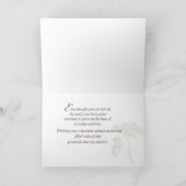 Leraar in ruste Leerleraar Waardering dag Wildflow Kaart (Binnen)