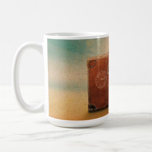 Leraar in ruste, meer tijd om te reizen koffiemok (Links)