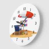 Leraar in ruste...tijd om te ontspannen...  grote klok (Hoek)