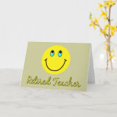 Leraar in ruste YELLOW Kaart (Gele Bloem)