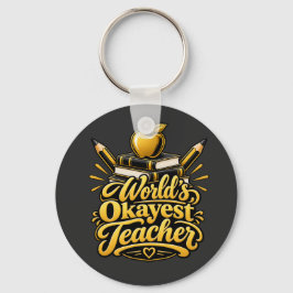 Leraar Inspireren Herhalen Grappig Leraar Cadeau Sleutelhanger
