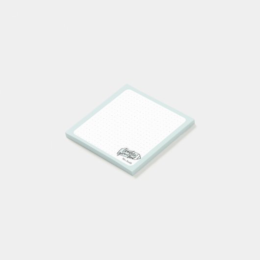 Leraar Inspirerend Citaat Note-pad Post-it® Notes (Schuin)