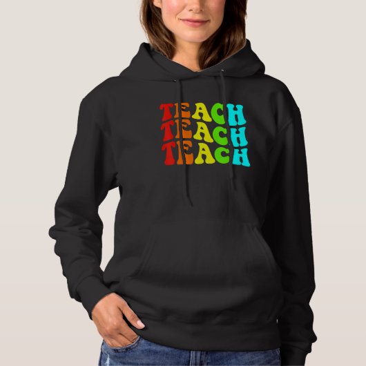 Leraar Inspirerend Leerleraar elementair Sch Hoodie (Voorkant)