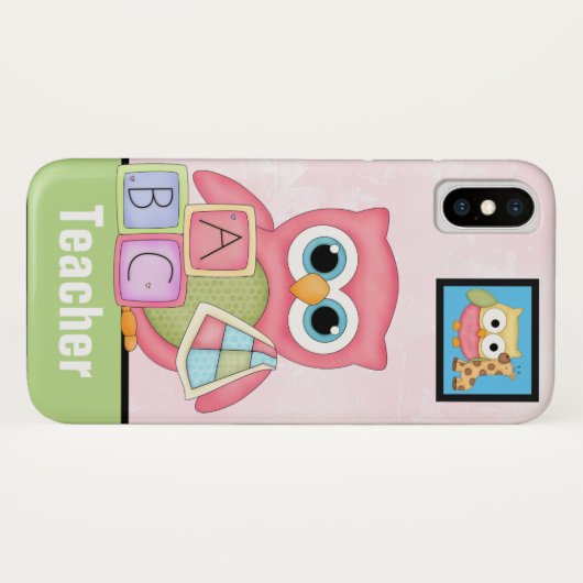 Leraar - iPhone X-Hoesje Case-Mate iPhone Case (Achterkant (horizontaal))