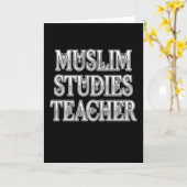 Leraar Islamitische Studies Islamitisch Onderwijs Kaart (Gele Bloem)
