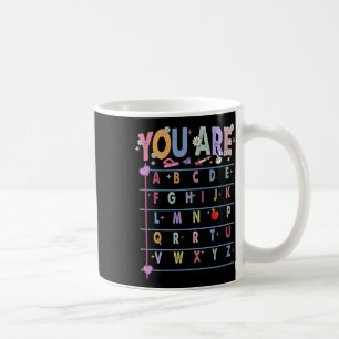 Leraar Je Bent Letters Alfabet Leer Abcs Rug T Koffiemok