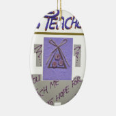 Leraar, je leert me te hopen op de beste kunst keramisch ornament (Rechts)