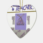 Leraar, je leert me te hopen op de beste kunst keramisch ornament (Links)