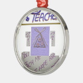 Leraar, je leert me te hopen op de beste kunst metalen ornament (Links)