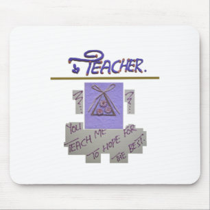 Leraar, je leert me te hopen op de beste kunst muismat
