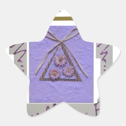 Leraar, je leert me te hopen op de beste kunst ster sticker (Voorkant)