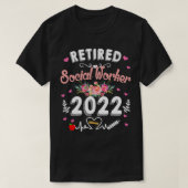 Leraar Job Gepensioneerd sociaal werker Klasse van T-shirt (Design voorkant)