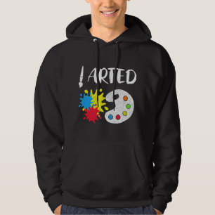 Leraar Job Grappige schilder Kunst Leraar Kunst Gr Hoodie