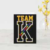 Leraar K. Kleuterschool Leerling Terug naar school Kaart (Gele Bloem)