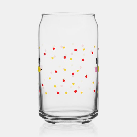 Leraar kan glas cadeau voor de leraar (Rechts)