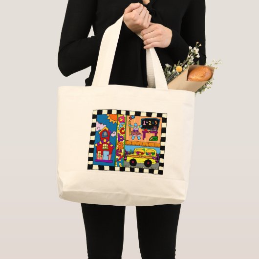 Leraar kent best grote tote bag (Voorkant (product))