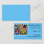 Leraar kent best visitekaartje (Voorkant / Achterkant)