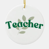 leraar keramisch ornament (Voorkant)