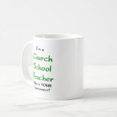 leraar kerkschool koffiemok (Voorkant links)