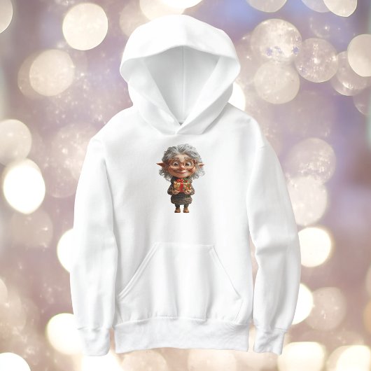 Leraar Kerst Elf Meisje Hoodie