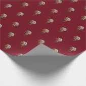 Leraar Kerst Elf Wrapping Paper Cadeaupapier (Hoek)