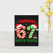 Leraar Kerst Grappige Meme Ik Heb 67 Dagen Overlee Kaart (Gele Bloem)