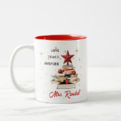 Leraar Kerst Inspirerend Quote Mok (Links)